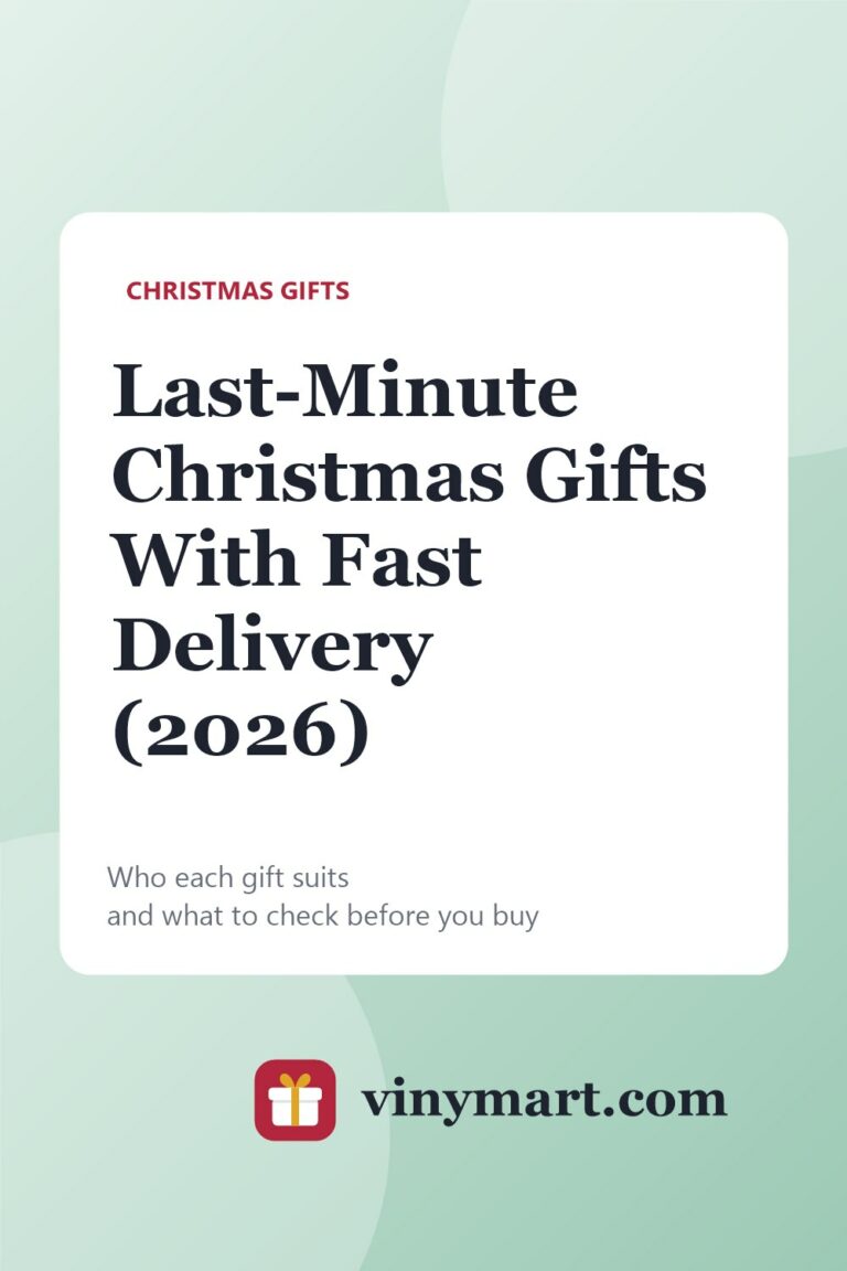 Last-Minute Christmas Gifts With Fast Delivery (2026)